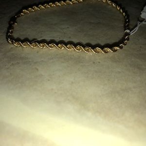 8” 10K gold bracelet NWT